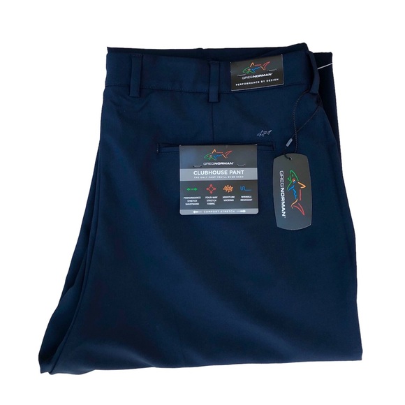 GREGNORMAN Stretchy Moisture Wicking Club House  Golf Midnight Blue Pants W40 - Picture 1 of 16